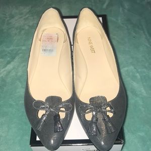 Pewter Metallic Flats